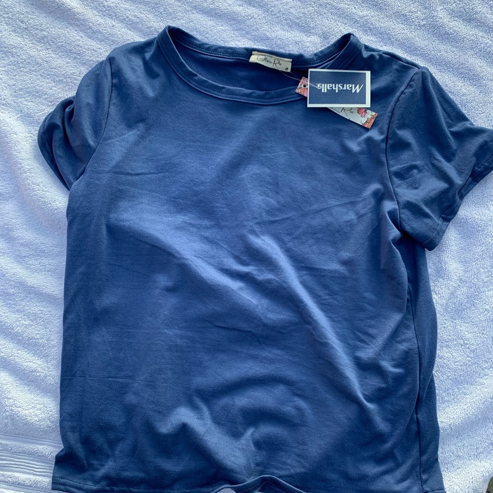 Blue t shirt size large